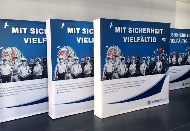 Messewand - Easy Fabric - Bundespolizei Messewand - Easy Fabric - Bundespolizei